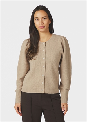 Nuna knit cardigan Warm Grey Neo Noir 